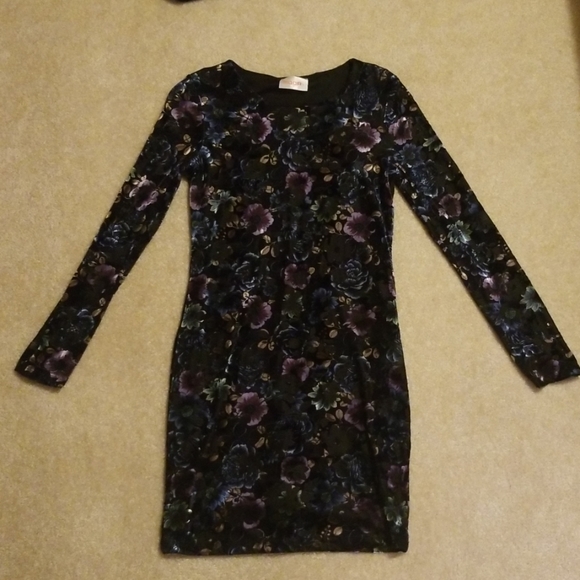 Moon Collection Dresses & Skirts - Velvet Fitted Dress Moon Collection Dresses & Skirts - Velvet Fitted Dress